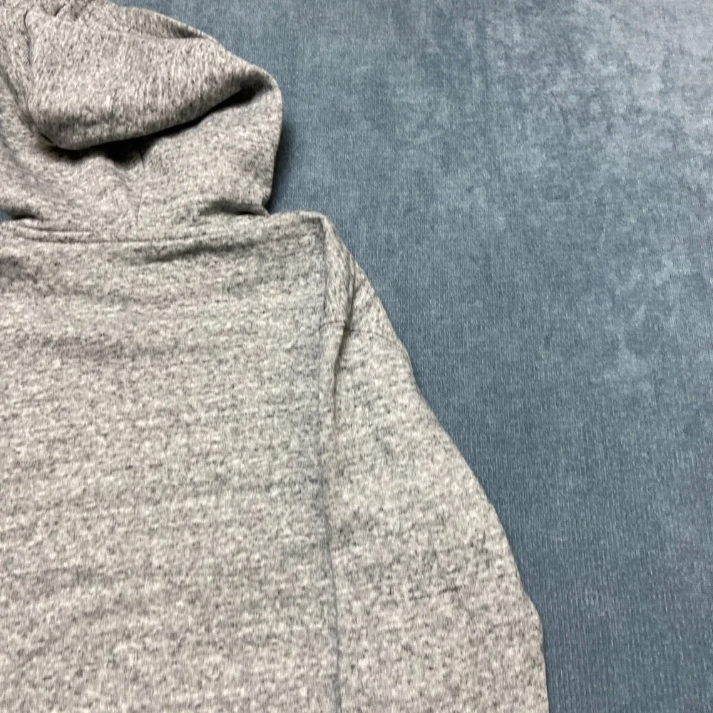 Old Navy‎ Recharge Hoodie Boys L Gray Heather Fleece Lined Raglan Sleeve Outdoor